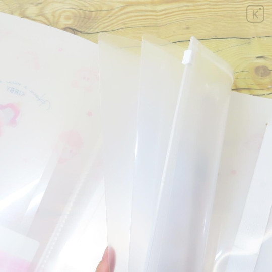 Japan Kirby 6 Pockets A4 Index File Holder - Kirby : Copy Ability Pink - 3