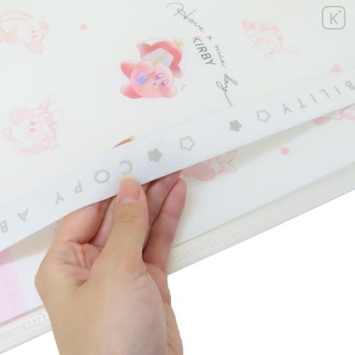Japan Kirby 6 Pockets A4 Index File Holder - Kirby : Copy Ability Pink - 4