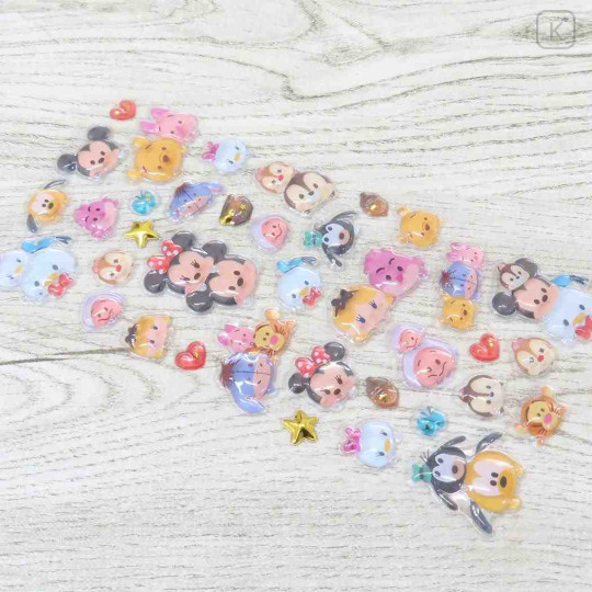 Japan Disney Bonbon Drop Seal 3D Sticker - Tsum Tsum - 2