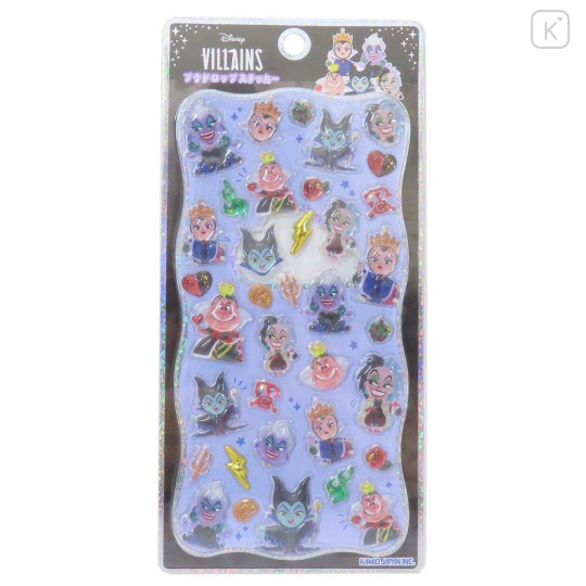 Japan Disney Bonbon Drop Seal 3D Sticker - Villains - 1