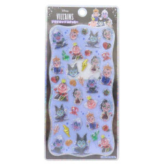 Japan Disney Bonbon Drop Seal 3D Sticker - Villains