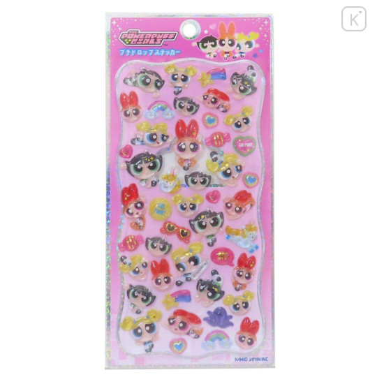 Japan The Powerpuff Girls Petit Drop Sticker - Pink - 1