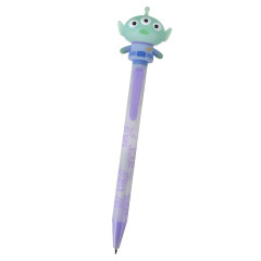 Japan Disney Store Action Mascot Ballpoint Pen - Toy Story Little Green Men Aliens : Hands Move Milky Color