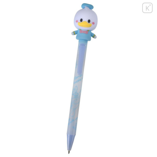 Japan Disney Store Action Mascot Ballpoint Pen - Donald : Hands Move Milky Color - 1