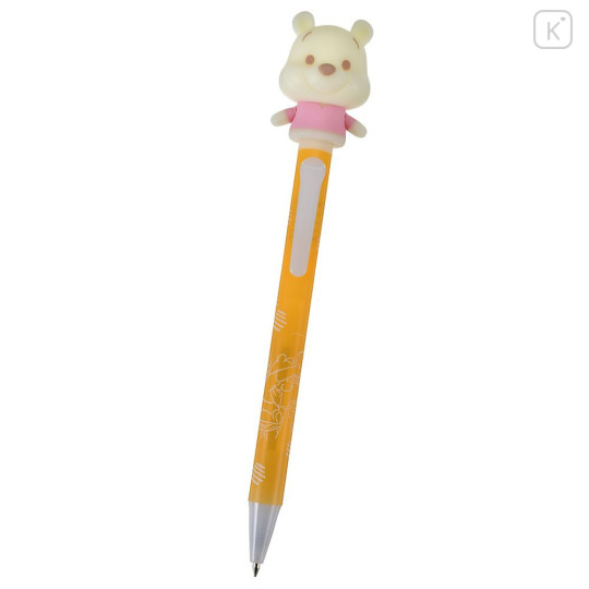 Japan Disney Store Action Mascot Ballpoint Pen - Pooh : Hands Move Milky Color - 1