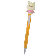 Japan Disney Store Action Mascot Ballpoint Pen - Pooh : Hands Move Milky Color