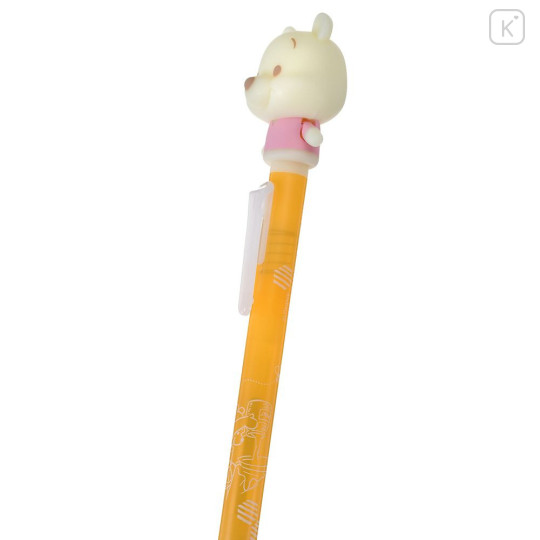 Japan Disney Store Action Mascot Ballpoint Pen - Pooh : Hands Move Milky Color - 4
