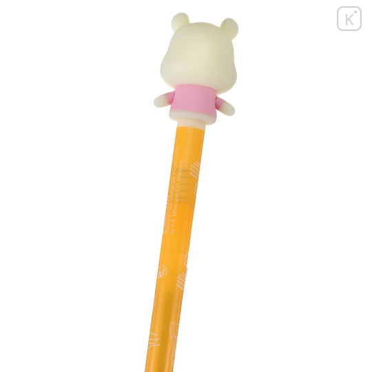 Japan Disney Store Action Mascot Ballpoint Pen - Pooh : Hands Move Milky Color - 5