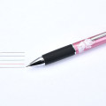 Japan Disney Store Jetstream 4&1 Multi Pen + Mechanical Pencil - Marie : White Kitten Metallic Pink - 6