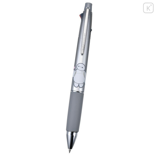 Japan Disney Store Jetstream 4&1 Multi Pen + Mechanical Pencil - Baymax : Love BM Silver - 2