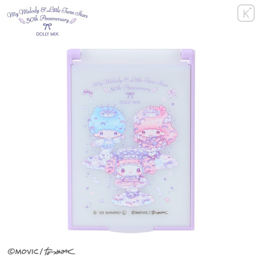 Japan Sanrio Mirror - Little Twin Stars & My Melody : Dolly Mix - 1