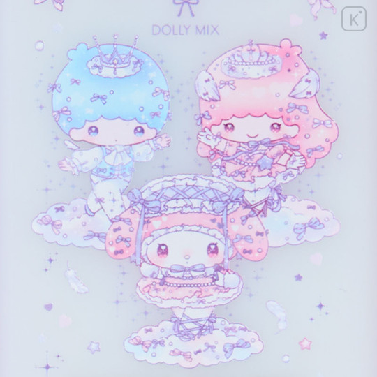 Japan Sanrio Mirror - Little Twin Stars & My Melody : Dolly Mix - 2