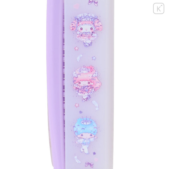 Japan Sanrio Folding Brush & Comb - Little Twin Stars & My Melody : Dolly Mix - 3