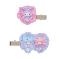 Japan Sanrio Acrylic Multi Clip - Little Twin Stars & My Melody : Dolly Mix - 2
