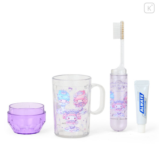 Japan Sanrio Toothbrush Set - Little Twin Stars & My Melody : Dolly Mix - 2