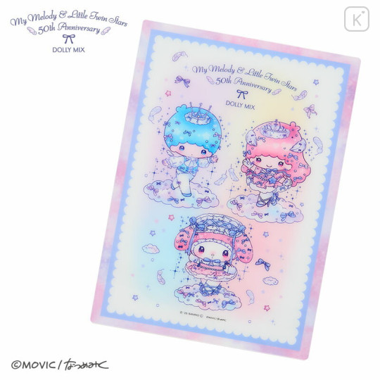 Japan Sanrio Desk Mat - Little Twin Stars & My Melody : Dolly Mix - 1