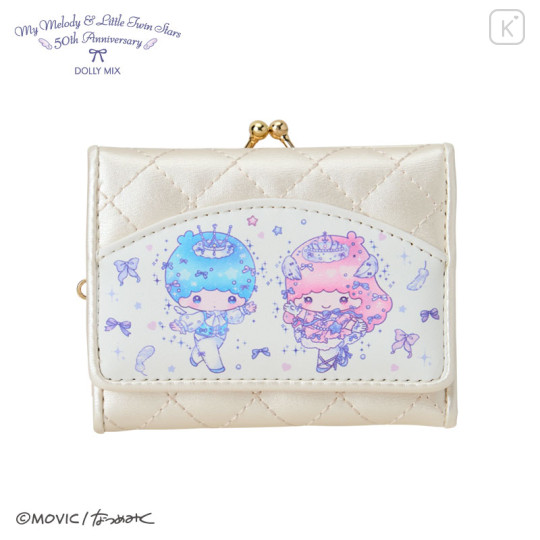 Japan Sanrio Clasp Wallet - Little Twin Stars : Dolly Mix - 1