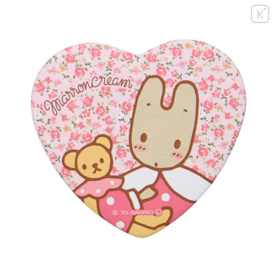 Japan Sanrio Heart Badge Set - Marron Cream : 40th Anniversary - 4
