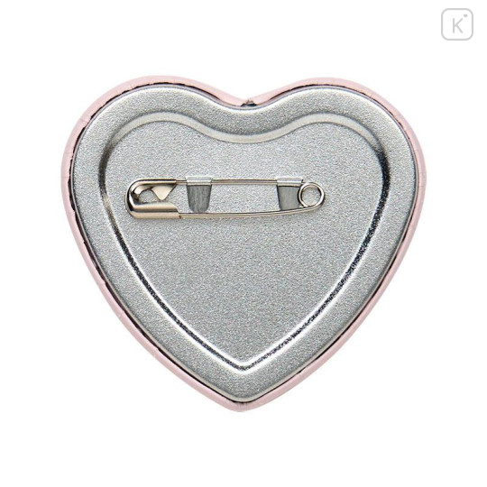 Japan Sanrio Heart Badge Set - Marron Cream : 40th Anniversary - 5