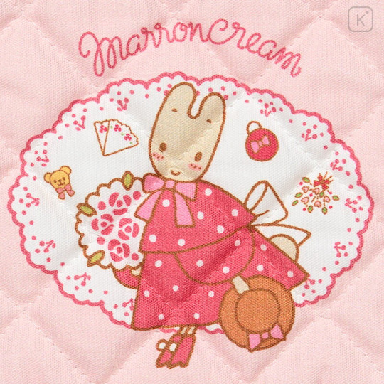 Japan Sanrio Quilted Pouch - Marron Cream : 40th Anniversary - 3