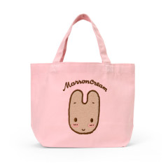 Japan Sanrio Applique Lunch Tote Bag - Marron Cream : 40th Anniversary Pink