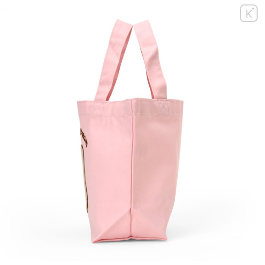 Japan Sanrio Applique Lunch Tote Bag - Marron Cream : 40th Anniversary Pink - 2