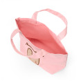 Japan Sanrio Applique Lunch Tote Bag - Marron Cream : 40th Anniversary Pink - 3