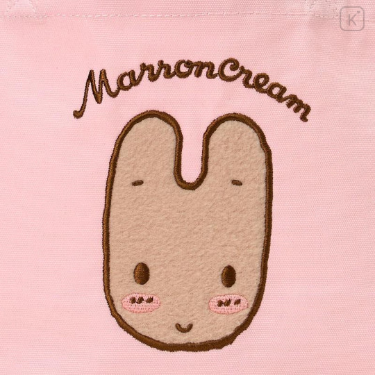 Japan Sanrio Applique Lunch Tote Bag - Marron Cream : 40th Anniversary Pink - 4