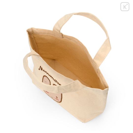 Japan Sanrio Applique Lunch Tote Bag - Marron Cream : 40th Anniversary Beige - 3