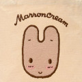 Japan Sanrio Applique Lunch Tote Bag - Marron Cream : 40th Anniversary Beige - 4