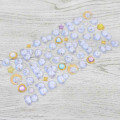 Japan Gold Foil Jewel Sticker - White Bird Shimaenaga Night - 2
