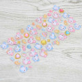 Japan 3D Gold Foil Jewel Sticker - Fluffy Rabbit Pink : Heisei Retro - 2