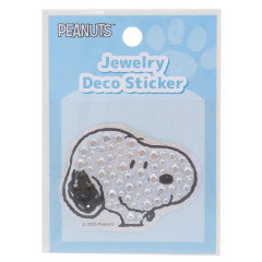 Japan Peanuts Jewelry Deco Sticker - Snoopy : Smile Face