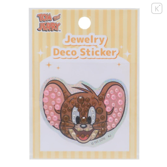 Japan Tom and Jerry Jewelry Deco Sticker - Jerry : Happy Face - 1