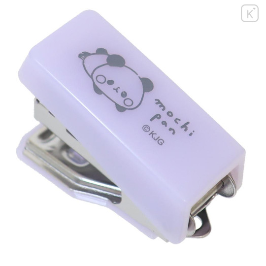 Japan Mochimochi Panda Mini Stapler - Light Purple - 1