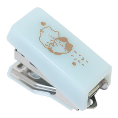 Japan Mognyan Mini Stapler - Light Mint