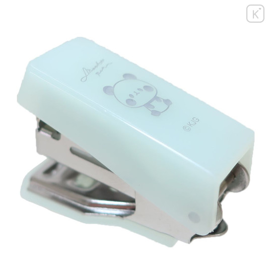 Japan Mochimochi Panda Mini Stapler - Light Mint - 1