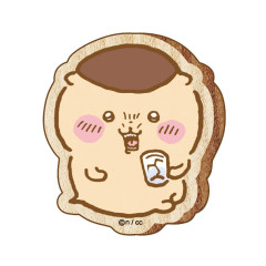 Japan Chiikawa Wood Badge - Kurimanju