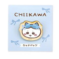 Japan Chiikawa Wood Badge - Hachiware : Face - 4