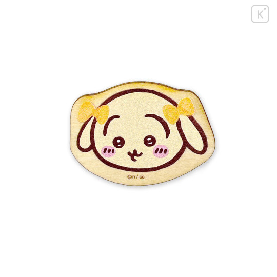 Japan Chiikawa Wood Badge - Usagi : Face - 1