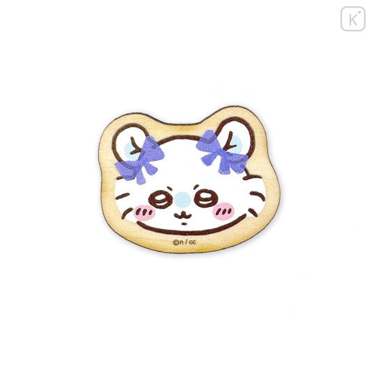 Japan Chiikawa Wood Badge - Momonga : Face - 1