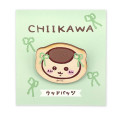 Japan Chiikawa Wood Badge - Kurimanju : Face - 4