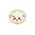 Japan Chiikawa Wood Badge - Rakko : Face - 1