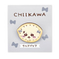 Japan Chiikawa Wood Badge - Rakko : Face - 4