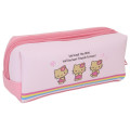 Japan Sanrio Mesh Pen Pouch - Hello Kitty : Tan Swimsuit Party Y2K Tan Pink - 2