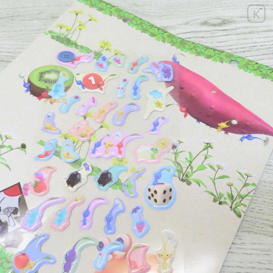 Japan Pikmin Bubble Sticker - Characters : Green - 2