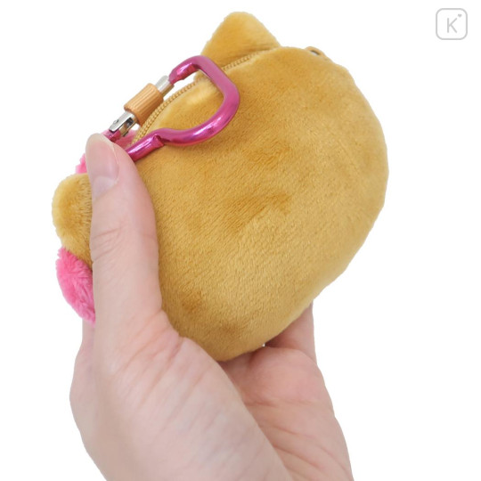 Japan Sanrio Mascot Coin Case - Hello Kitty : Tan Swimsuit Party Sunglasses - 2