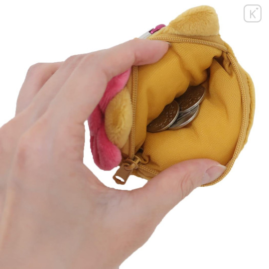 Japan Sanrio Mascot Coin Case - Hello Kitty : Tan Swimsuit Party Sunglasses - 3