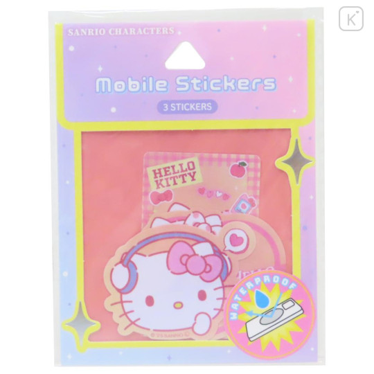 Japan Sanrio Waterproof Mobile Sticker Pack - Hello Kitty : Pop Street - 1