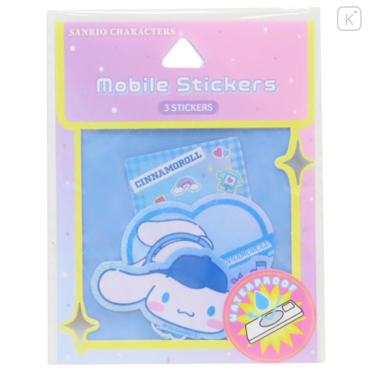 Japan Sanrio Waterproof Mobile Sticker Pack - Cinnamoroll : Pop Street - 1
